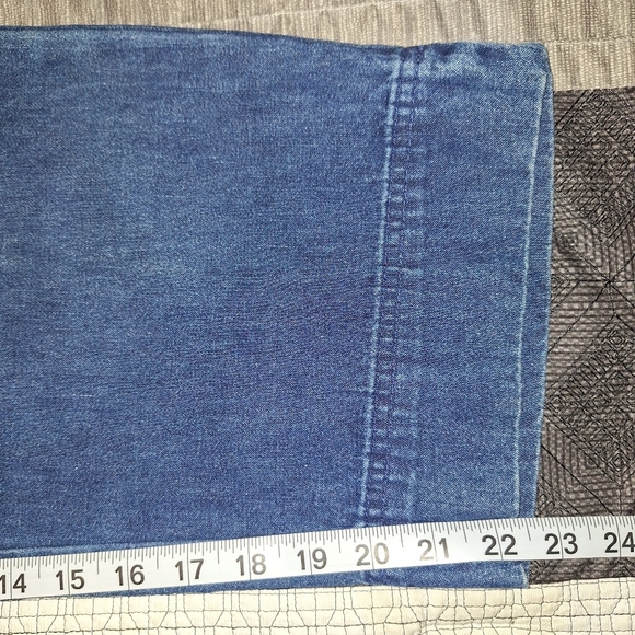 NWT WHITE STAG Jeans M8d Calf Capri With Belt Size 14 - Picture 9 of 9